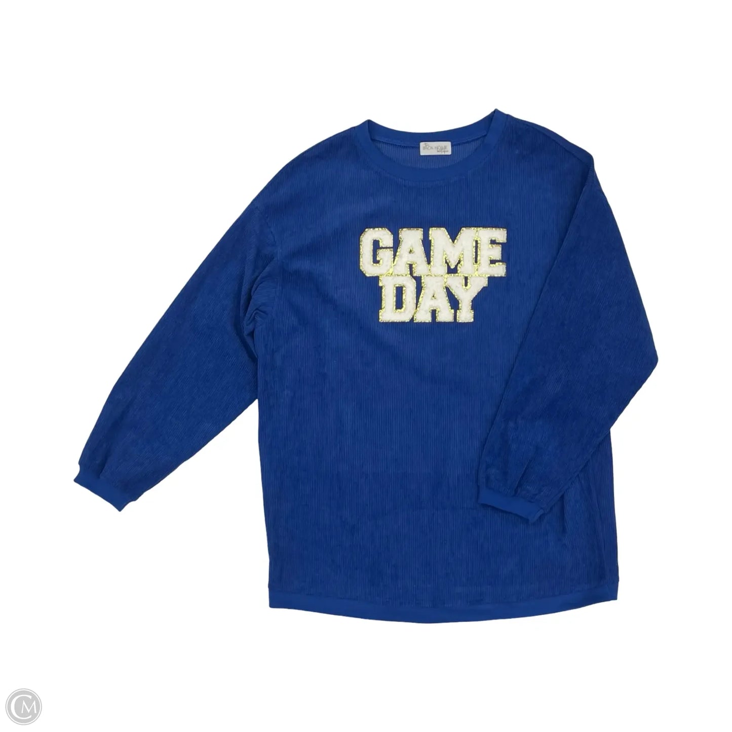 Top Long Sleeve By Clothes Mentor In Blue, Size: L