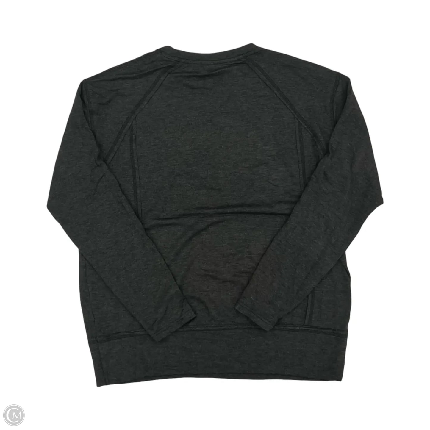 Top Long Sleeve By Mono B In Grey, Size: L