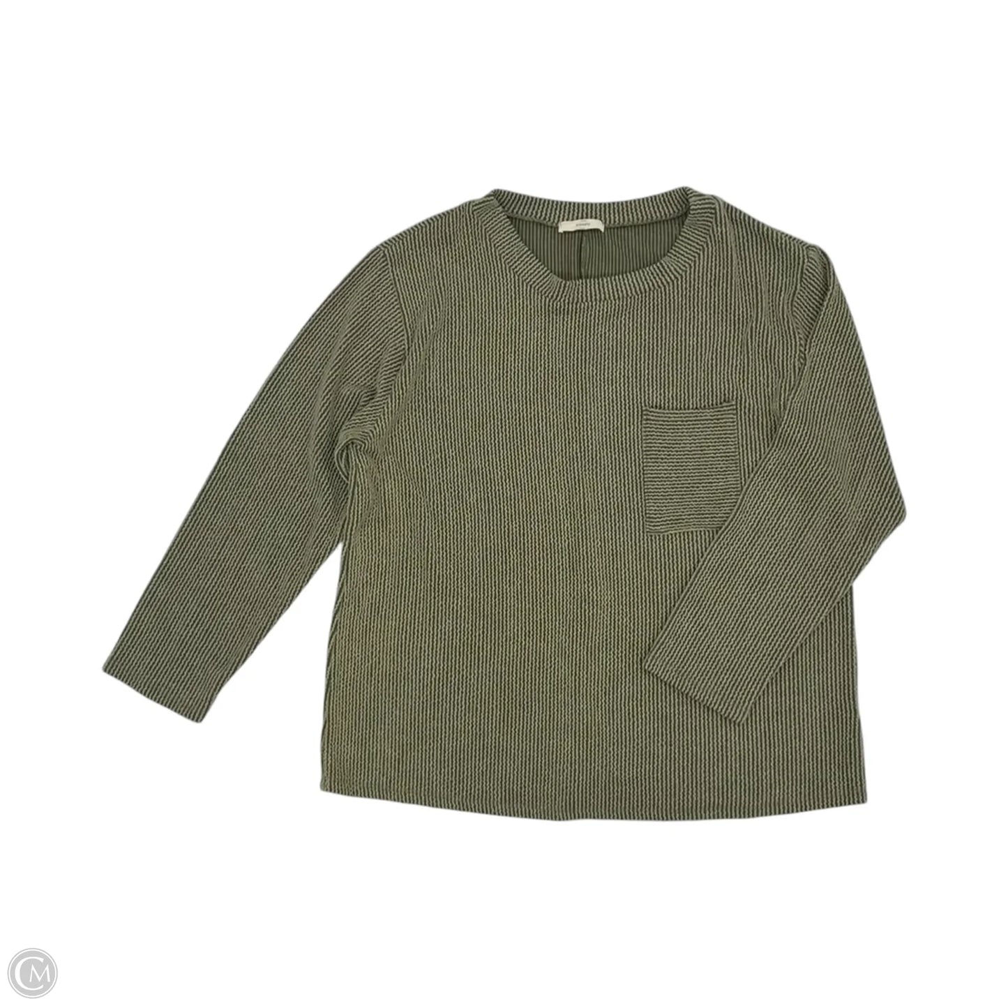 Top Long Sleeve By Entro In Green, Size: L