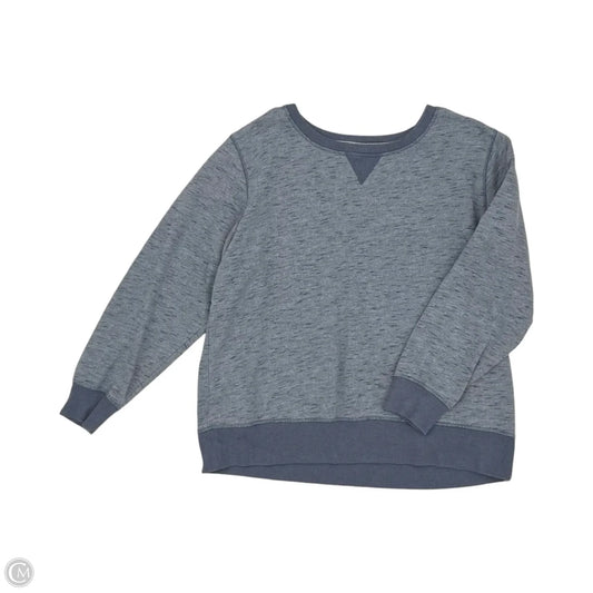 Sweatshirt Crewneck By Mta Sport In Blue, Size: 1x