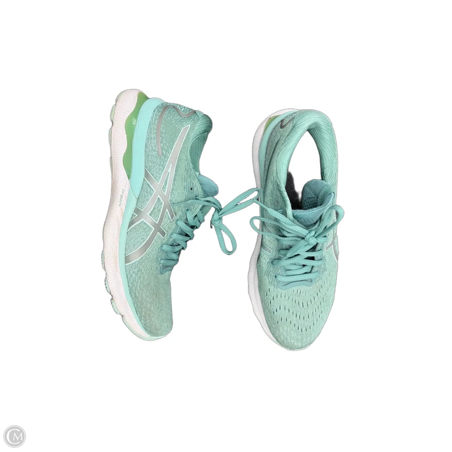 Shoes Athletic By Asics In Green, Size: 8