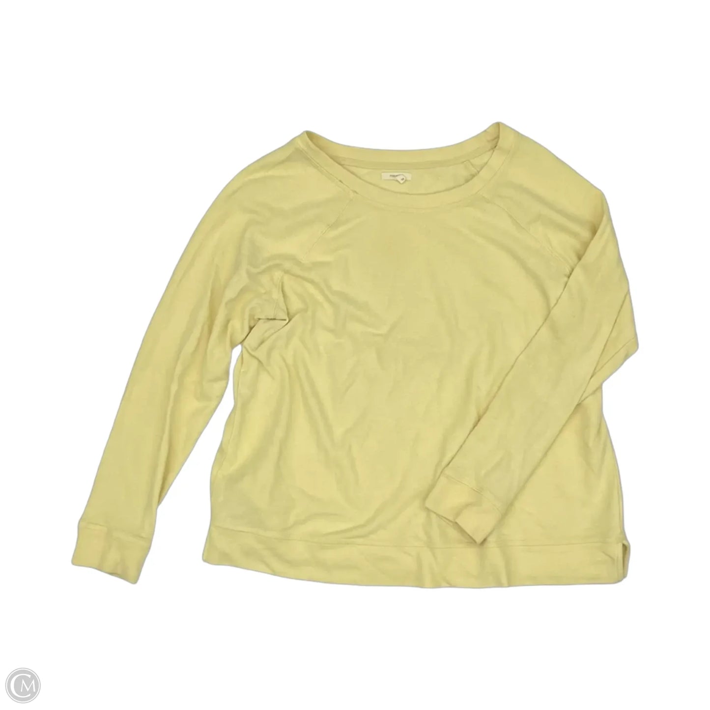 Top Long Sleeve By Maurices In Yellow, Size: 1x