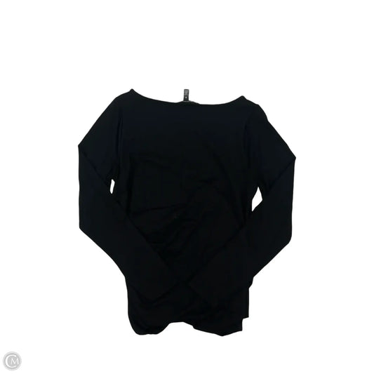 Top Long Sleeve By White House Black Market In Black, Size: M