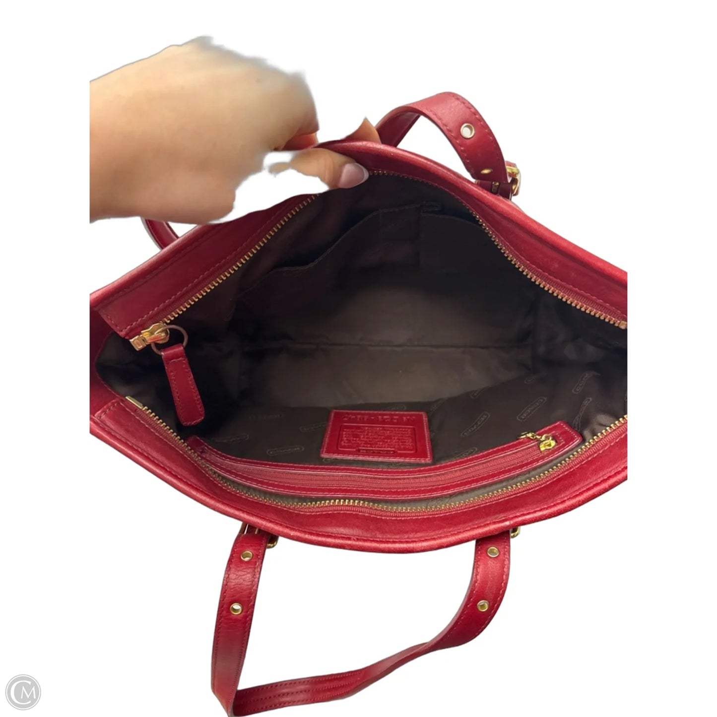 Handbag Designer By Coach, Size: Medium