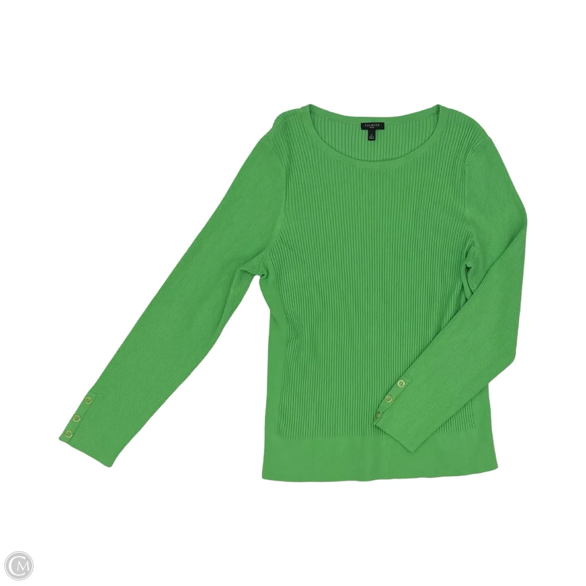 Sweater By Talbots In Green, Size: Lp