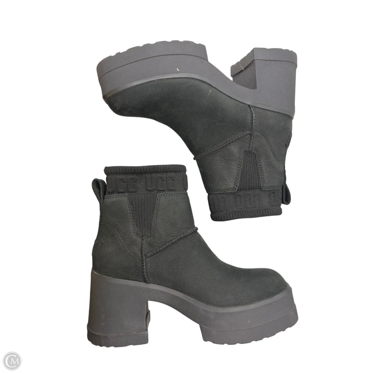 Boots Designer By Ugg In Black, Size: 7