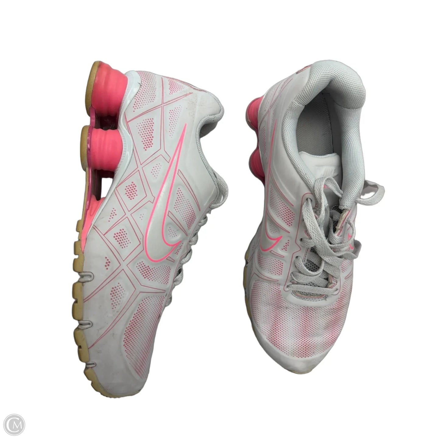 Shoes Athletic By Nike In Grey & Pink, Size: 9.5