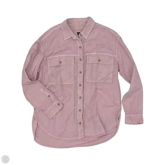 Top Long Sleeve By Universal Thread In Pink, Size: M