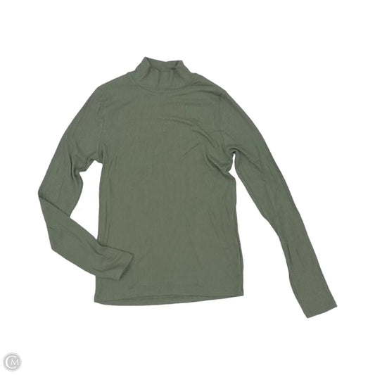 Top Long Sleeve By American Eagle In Green, Size: M