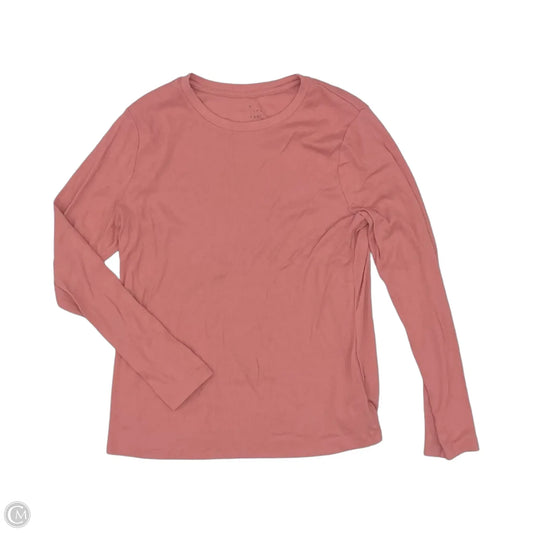Top Long Sleeve By A New Day In Orange, Size: L