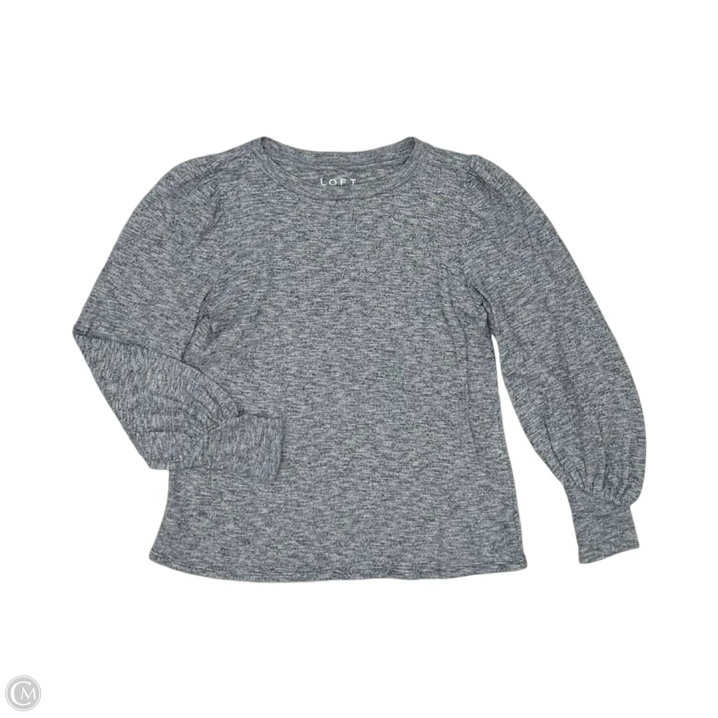 Top Long Sleeve By Loft In Grey, Size: Xsp
