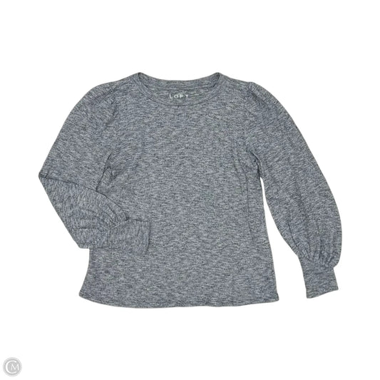 Top Long Sleeve By Loft In Grey, Size: Xsp