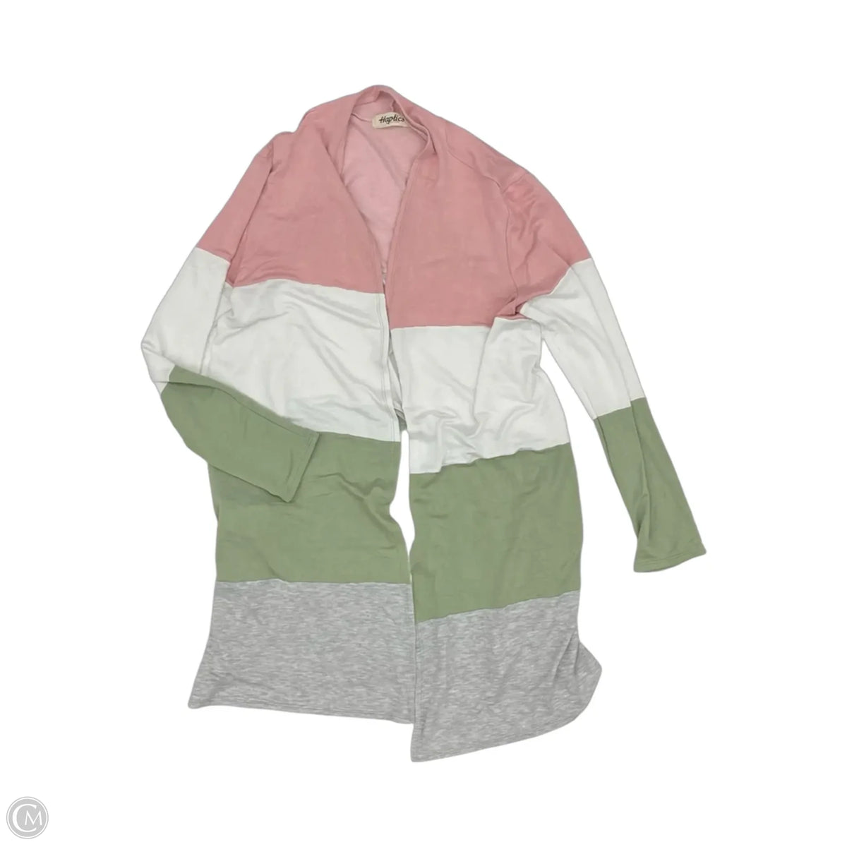 Cardigan By Haptics In Striped Pattern, Size: L