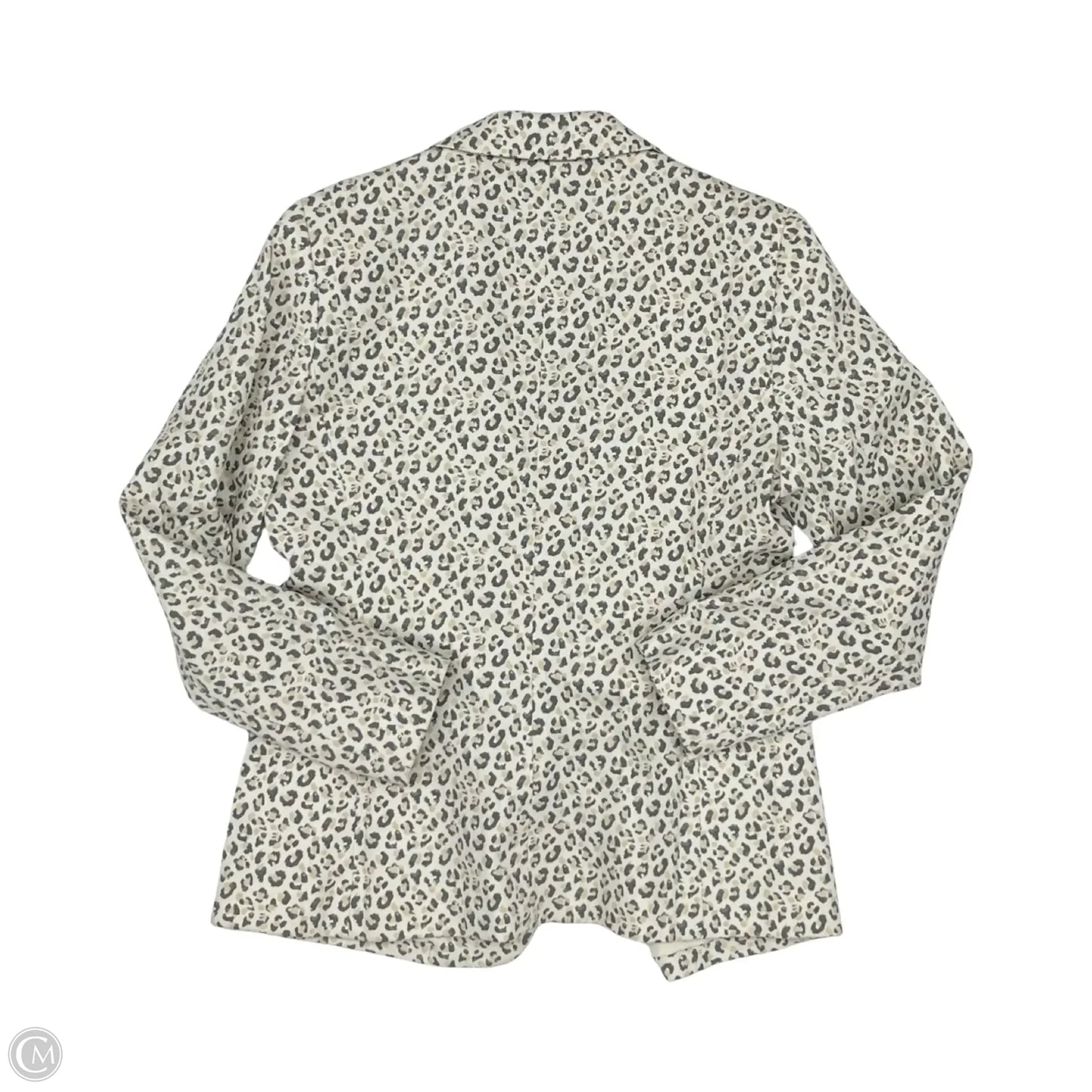Blazer By Nine West In Leopard Print, Size: M