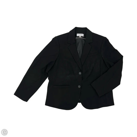 Blazer By Calvin Klein In Black, Size: Xl