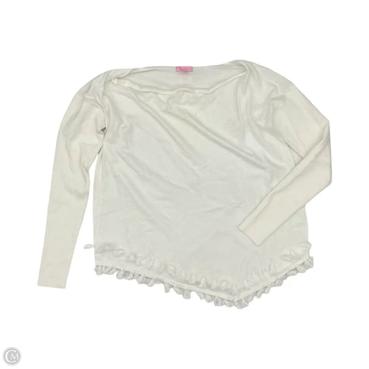 Sweater Designer By Lilly Pulitzer In Cream, Size: L