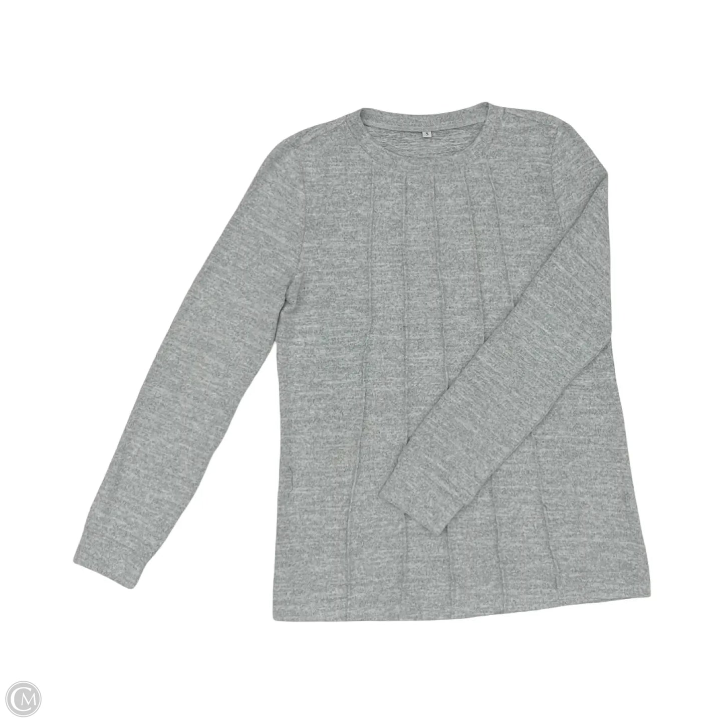 Top Long Sleeve By Cmf In Grey, Size: S