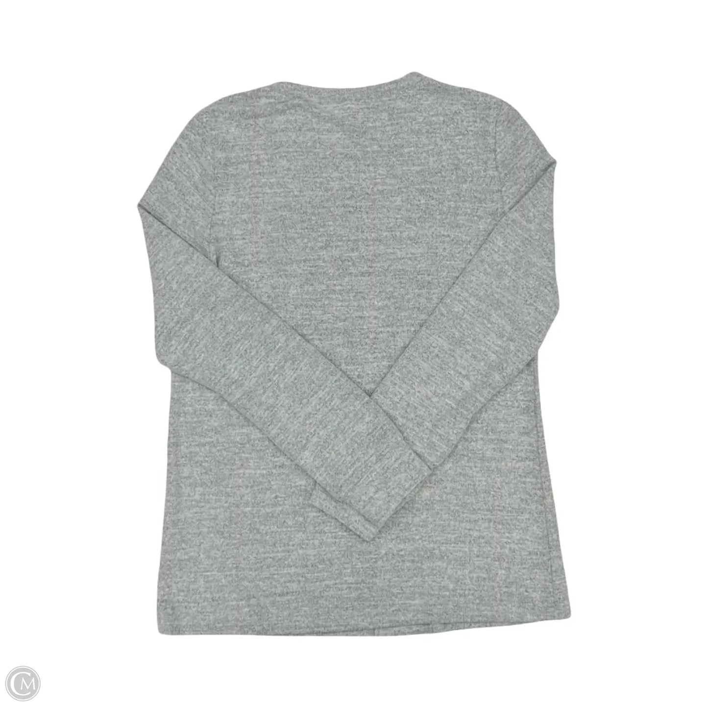 Top Long Sleeve By Cmf In Grey, Size: S