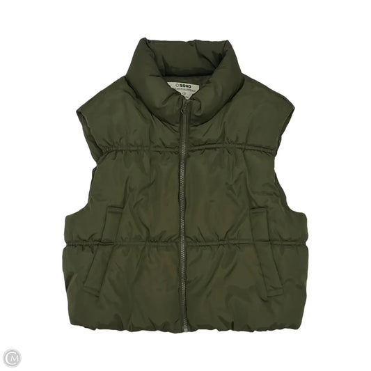 Coat Puffer & Quilted By Ci Sono In Green, Size: L