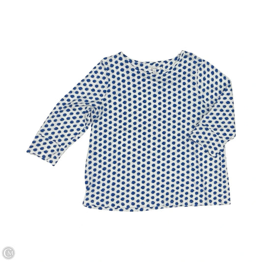 Top 3/4 Sleeve By Chicos In Polkadot Pattern, Size: Xl