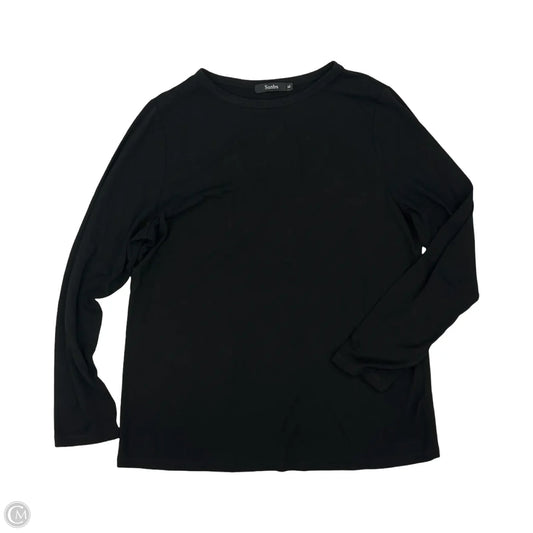 Top Long Sleeve By Cmf In Black, Size: Xl