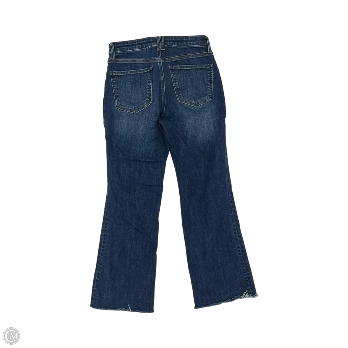 Jeans Flared By Kut In Blue Denim, Size: 4