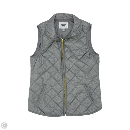 Vest Puffer & Quilted By Old Navy In Grey, Size: S