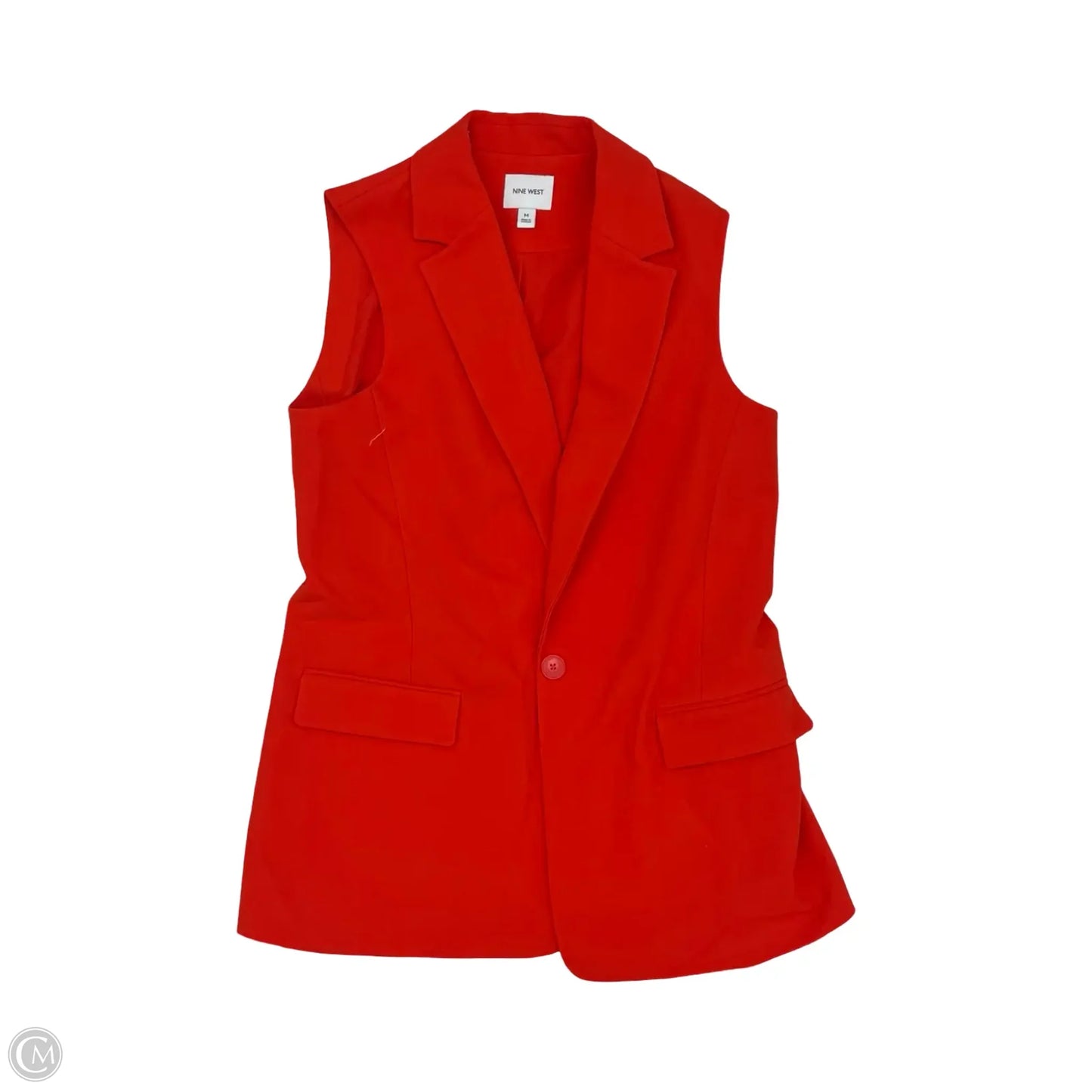 Vest Other By Nine West In Orange, Size: M