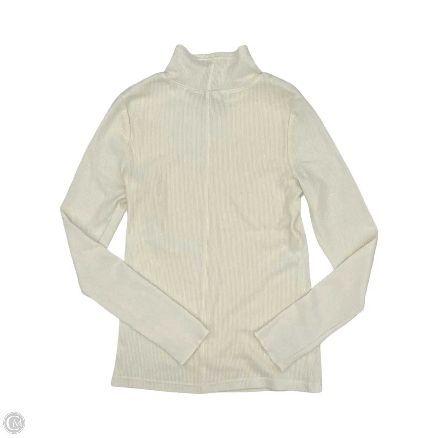 Top Long Sleeve By Universal Thread In Cream, Size: M