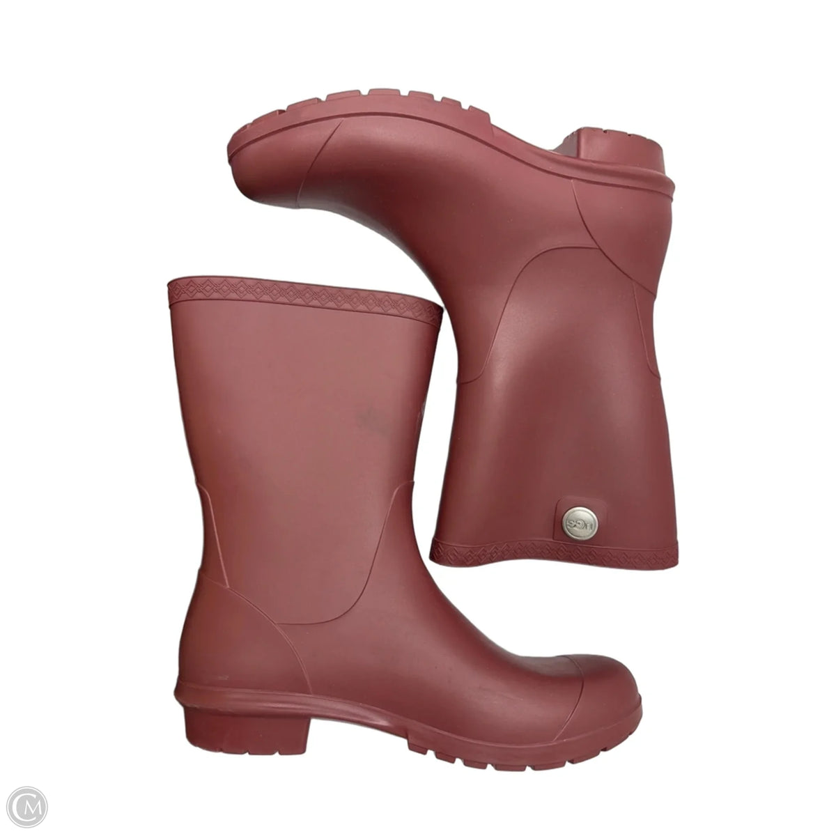 Boots Designer By Ugg In Red, Size: 9
