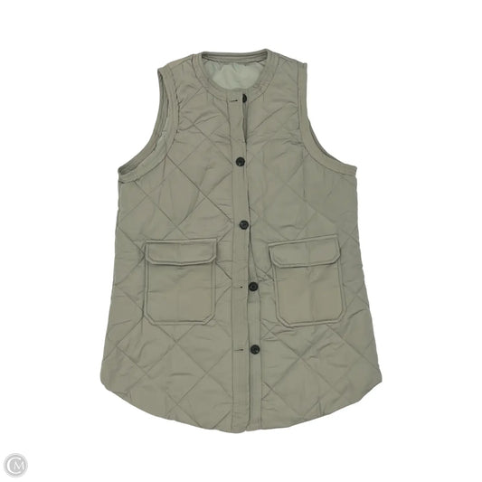 Vest Puffer & Quilted By Cmf In Green, Size: M
