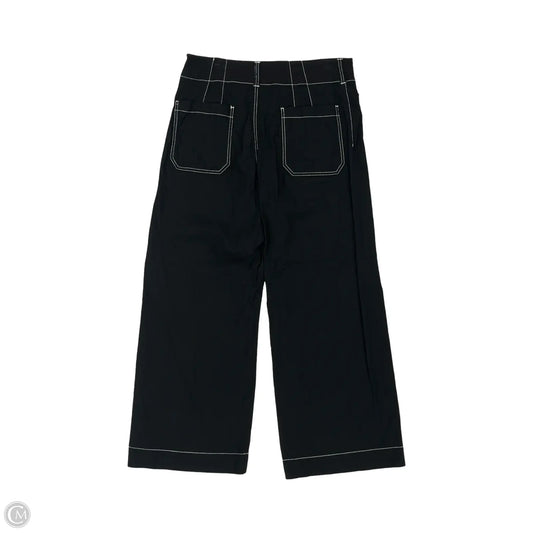 Pants Wide Leg By Maeve In Black & Cream, Size: 12