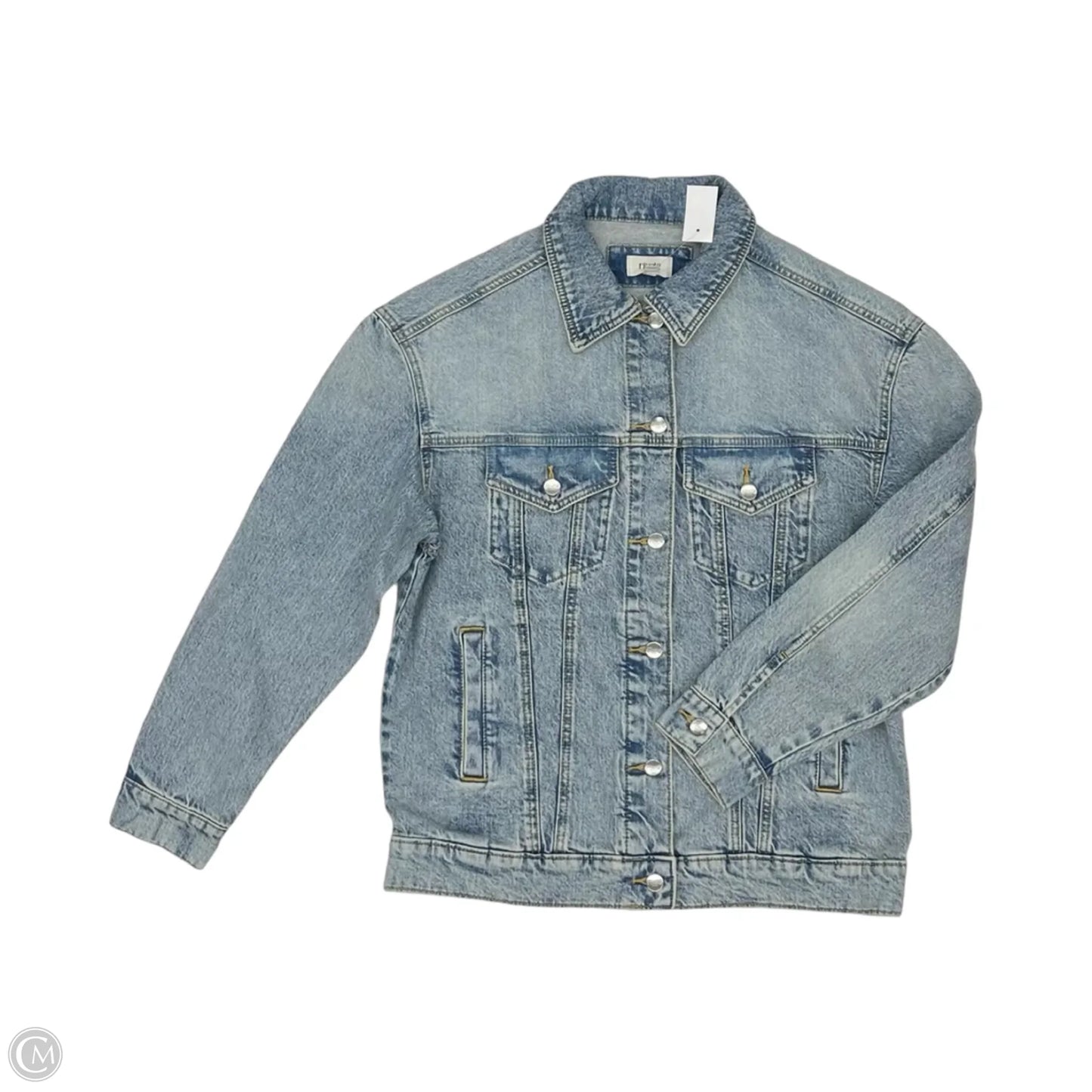 Jacket Denim By Clothes Mentor In Blue Denim, Size: S