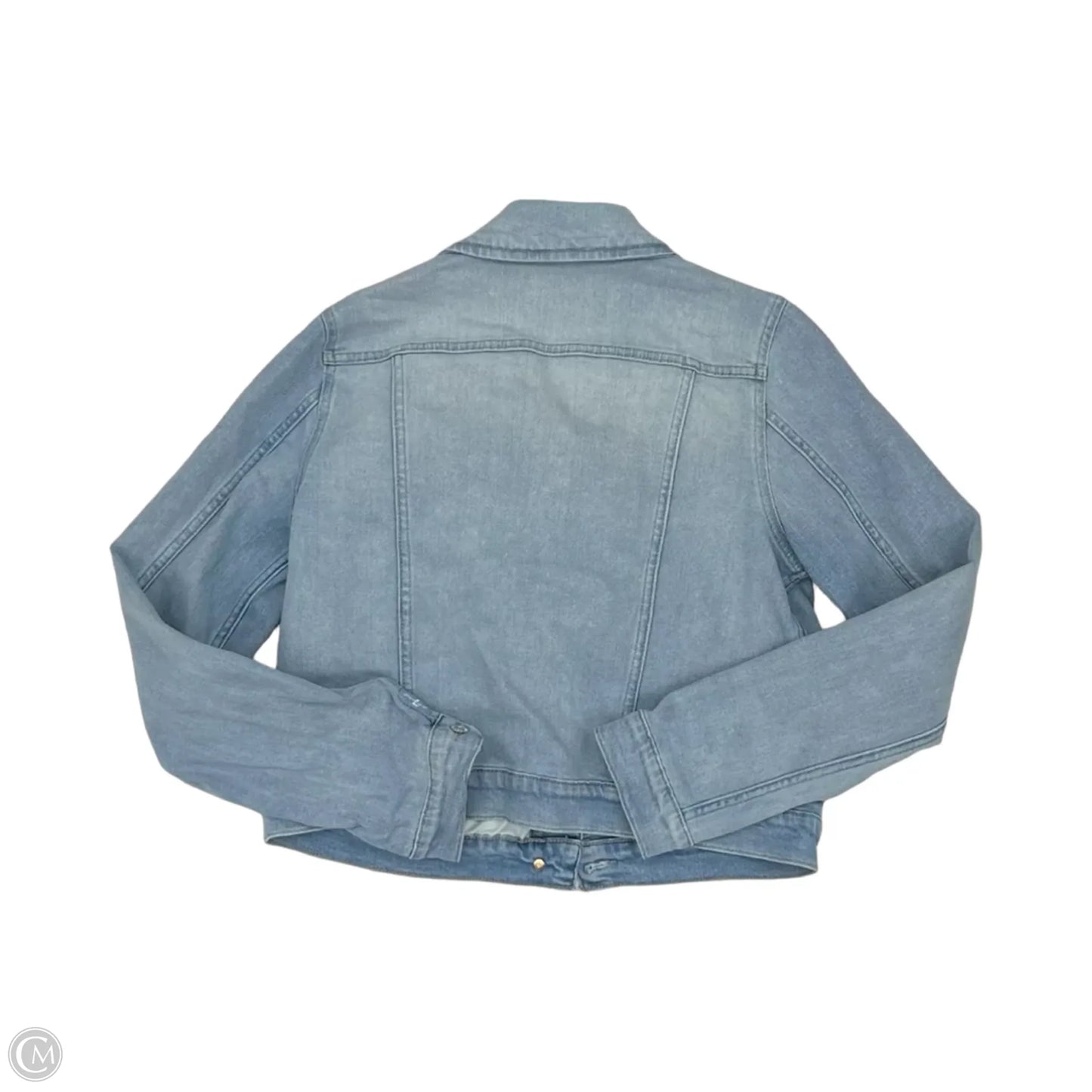 Jacket Denim By 7 For All Mankind In Maroon, Size: M