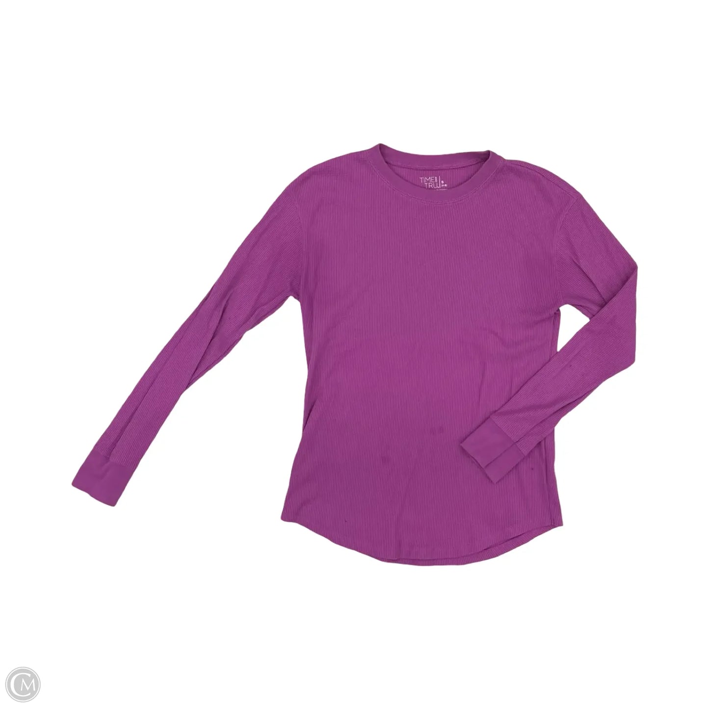 Top Long Sleeve By Time And Tru In Purple, Size: S