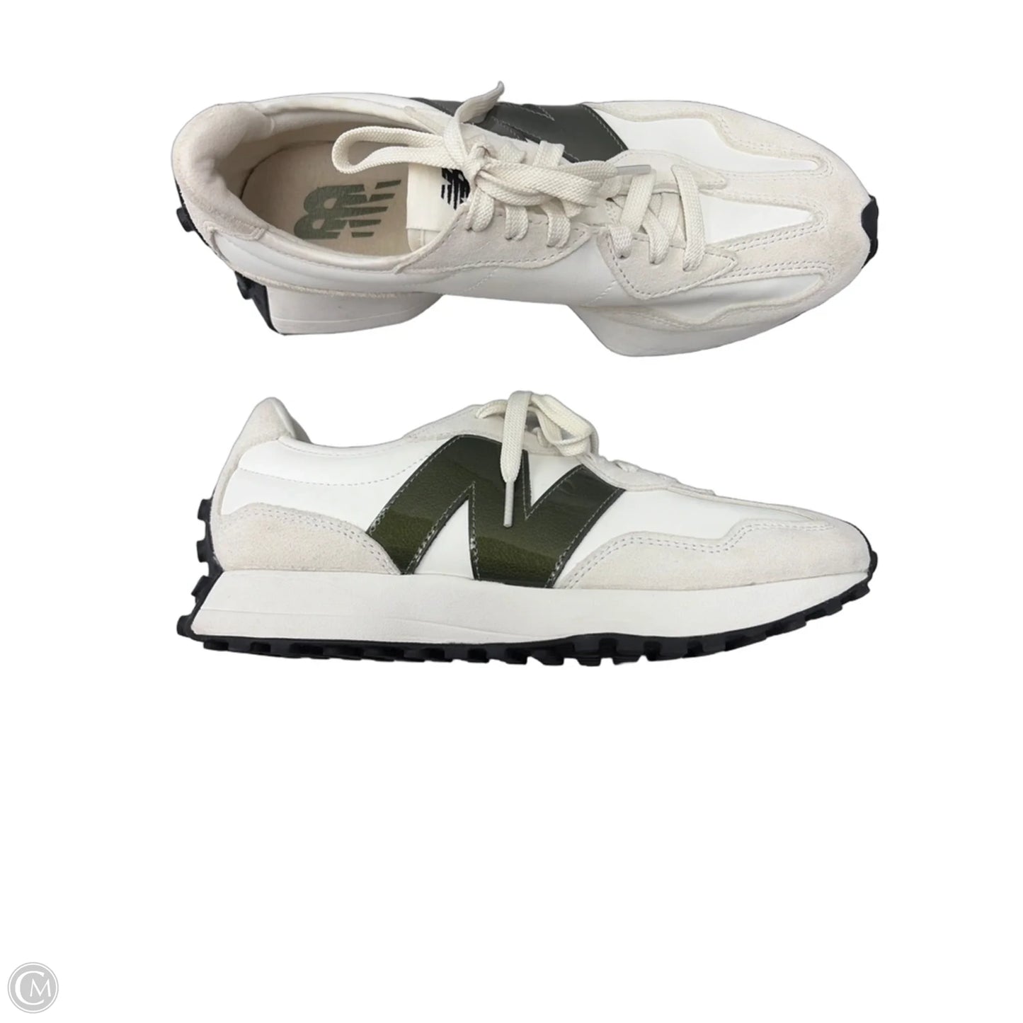 Shoes Sneakers By New Balance In Cream & Green, Size: 11