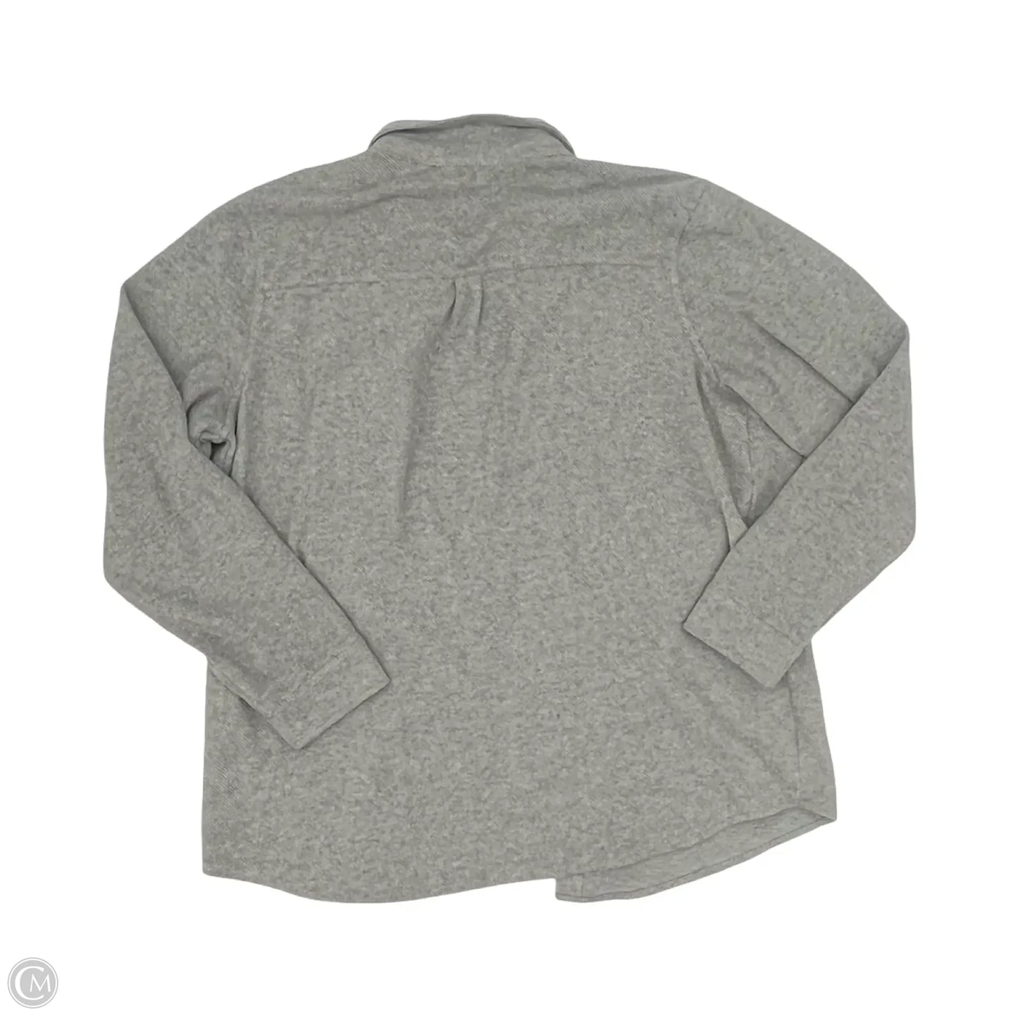 Jacket Shirt By Members Mark In Grey, Size: Xl