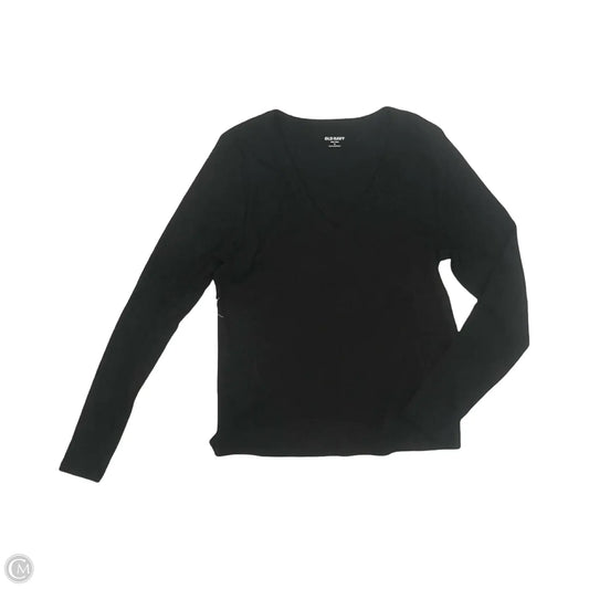 Top Long Sleeve By Old Navy In Black, Size: Xl