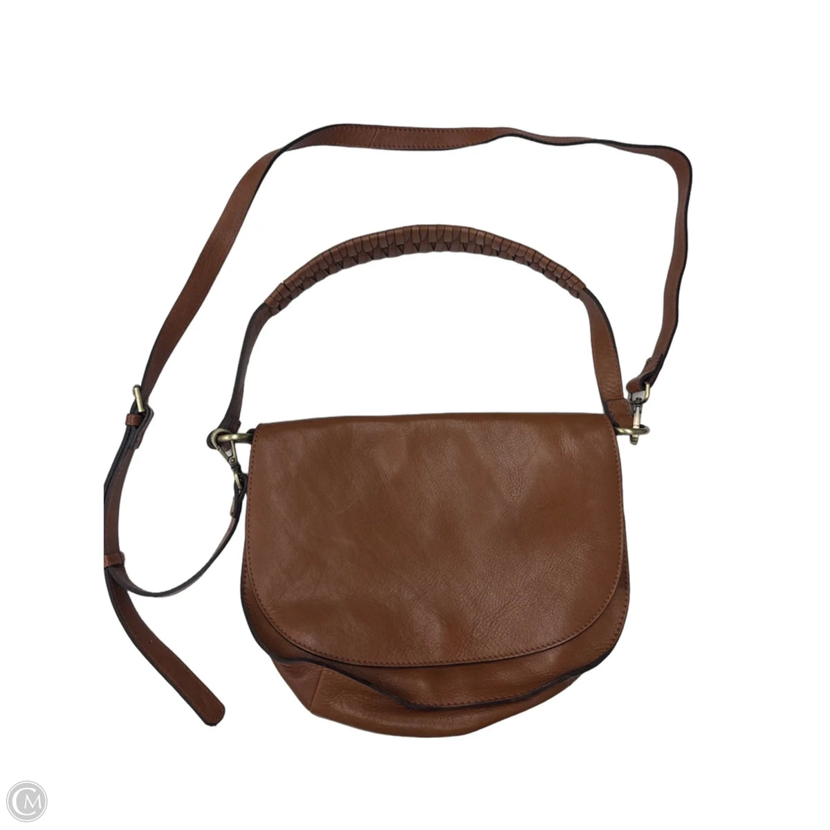 Crossbody Leather By Cme, Size: Medium
