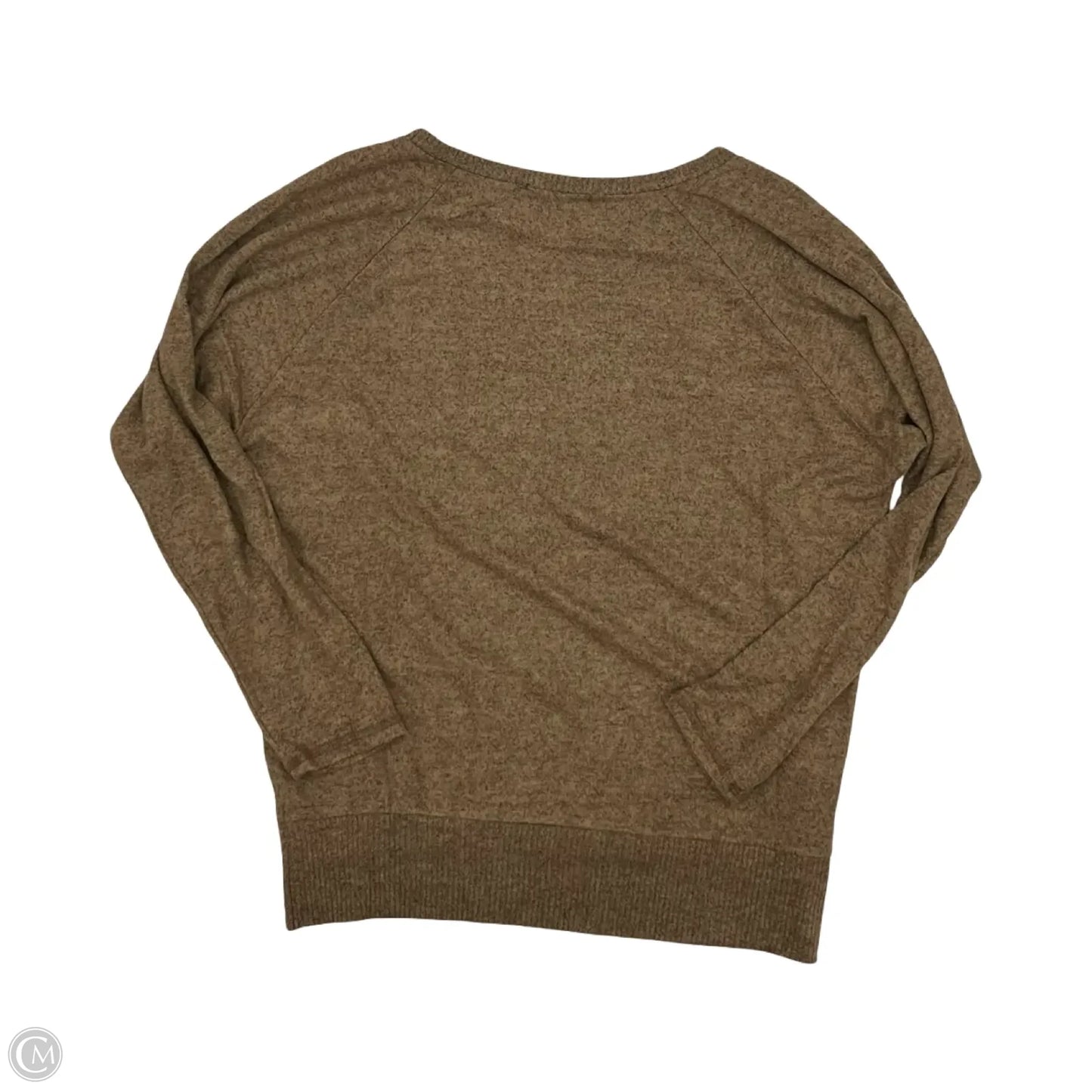 Top Long Sleeve By Clothes Mentor In Brown, Size: S