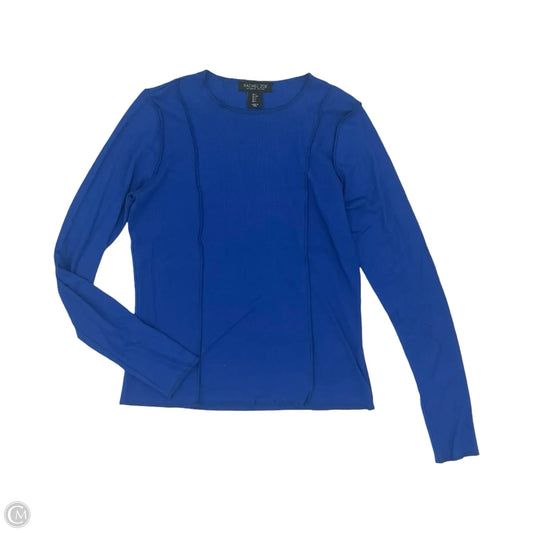 Top Long Sleeve By Rachel Zoe In Blue, Size: S