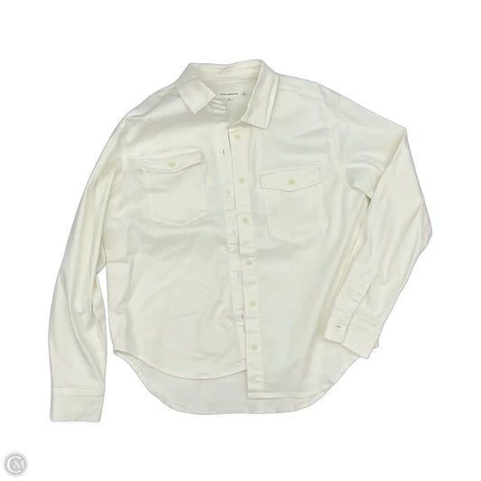Top Long Sleeve By Good American In Cream, Size: M
