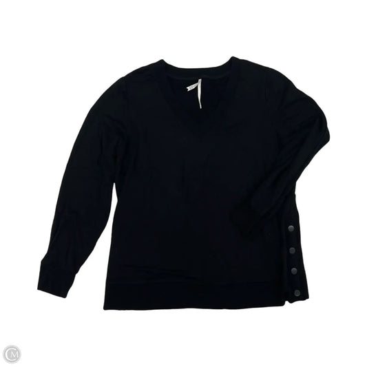 Top Long Sleeve By Soma In Black, Size: M