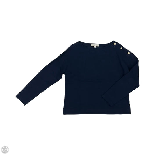 Top Long Sleeve By Loft In Navy, Size: M