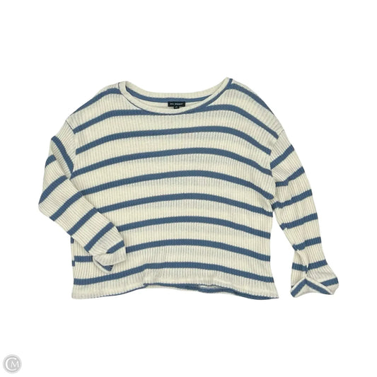 Sweater By Blu Pepper In Striped Pattern, Size: M
