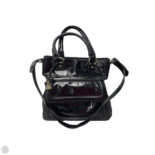 Handbag Leather By Liz Claiborne, Size: Medium