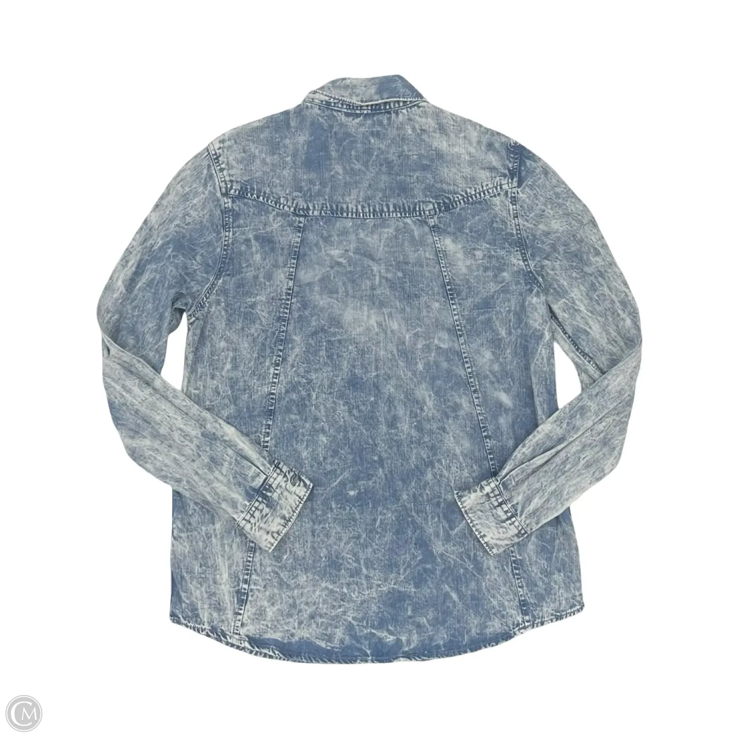 Top Long Sleeve By Thread And Supply In Blue, Size: S