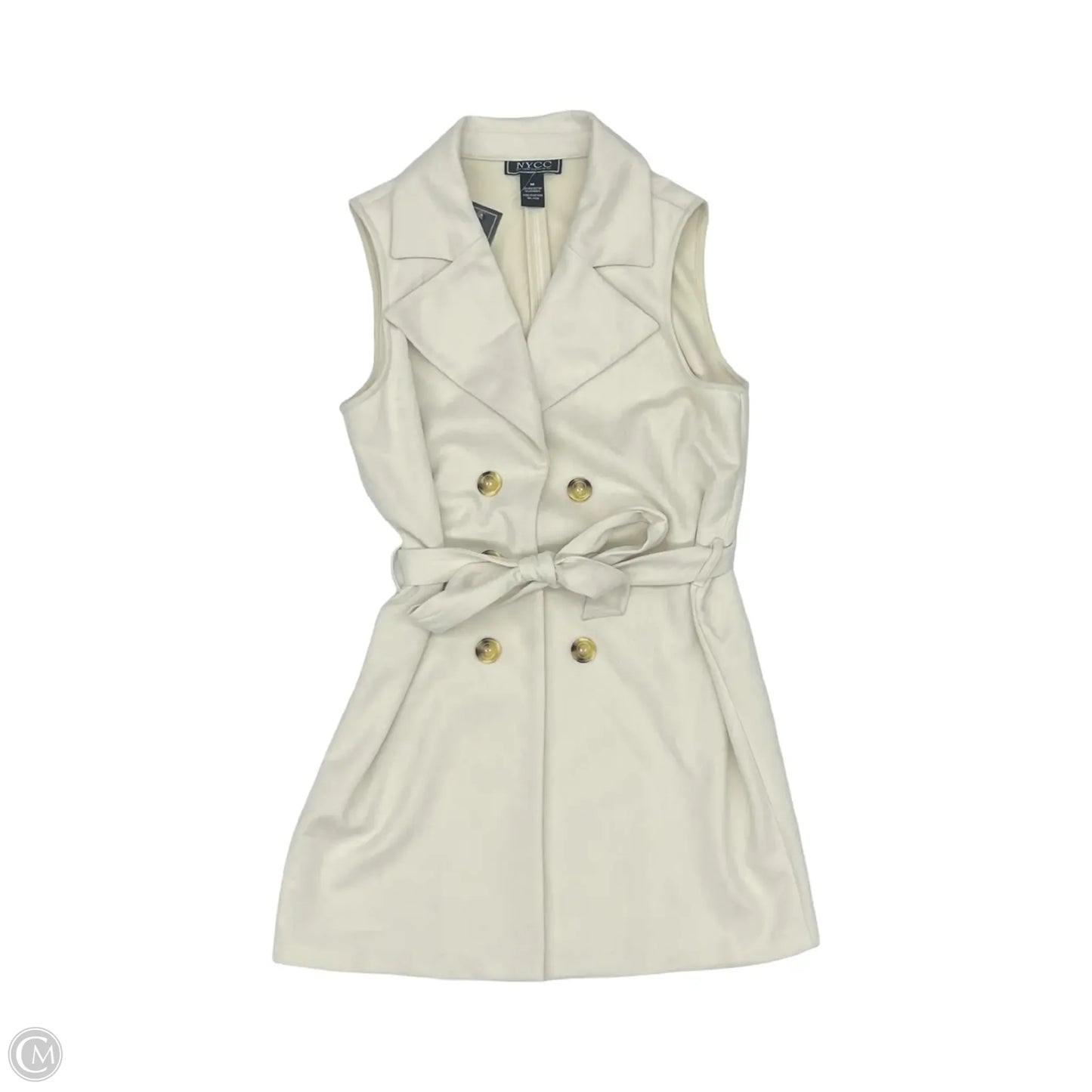 Vest Other By Nycc In Cream, Size: M