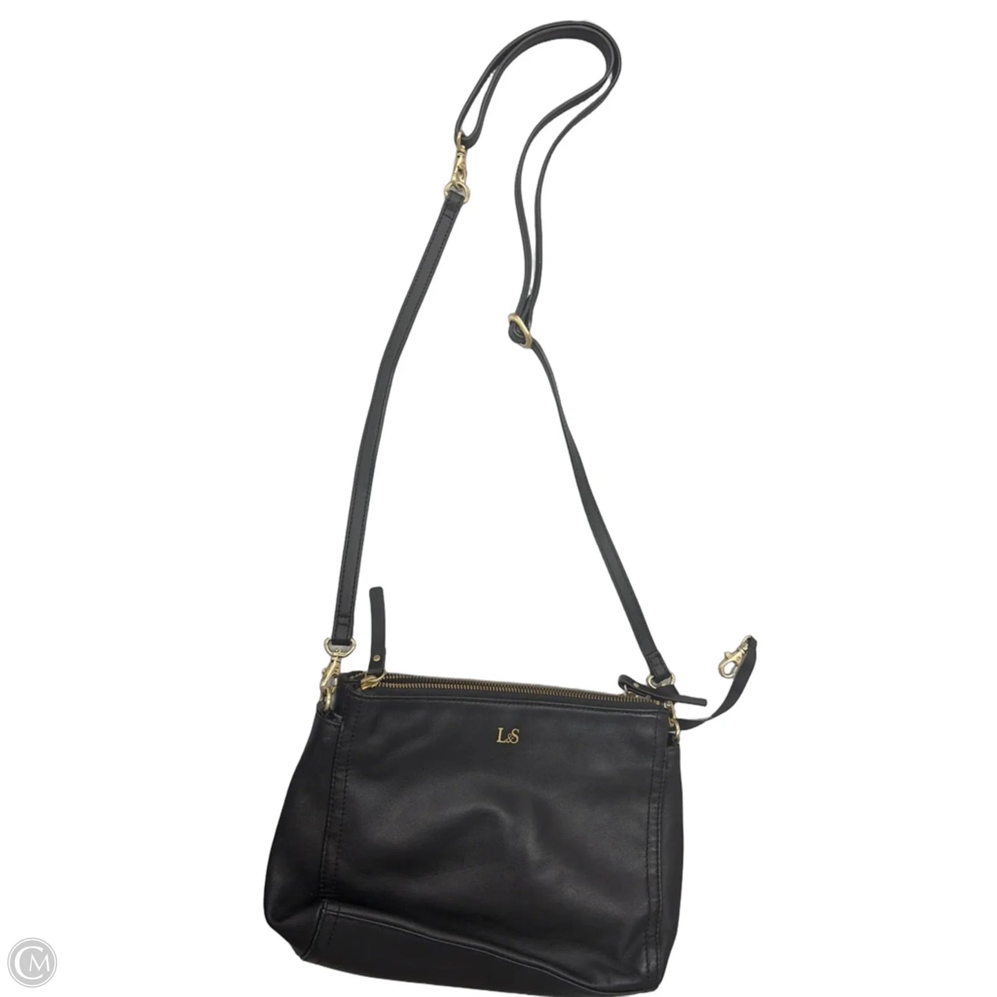 Crossbody Leather By Cma, Size: Medium