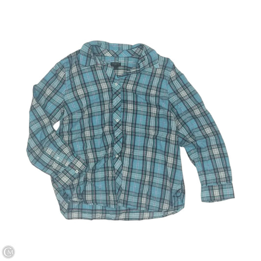 Top Long Sleeve By Talbots In Blue & Pink, Size: Lp